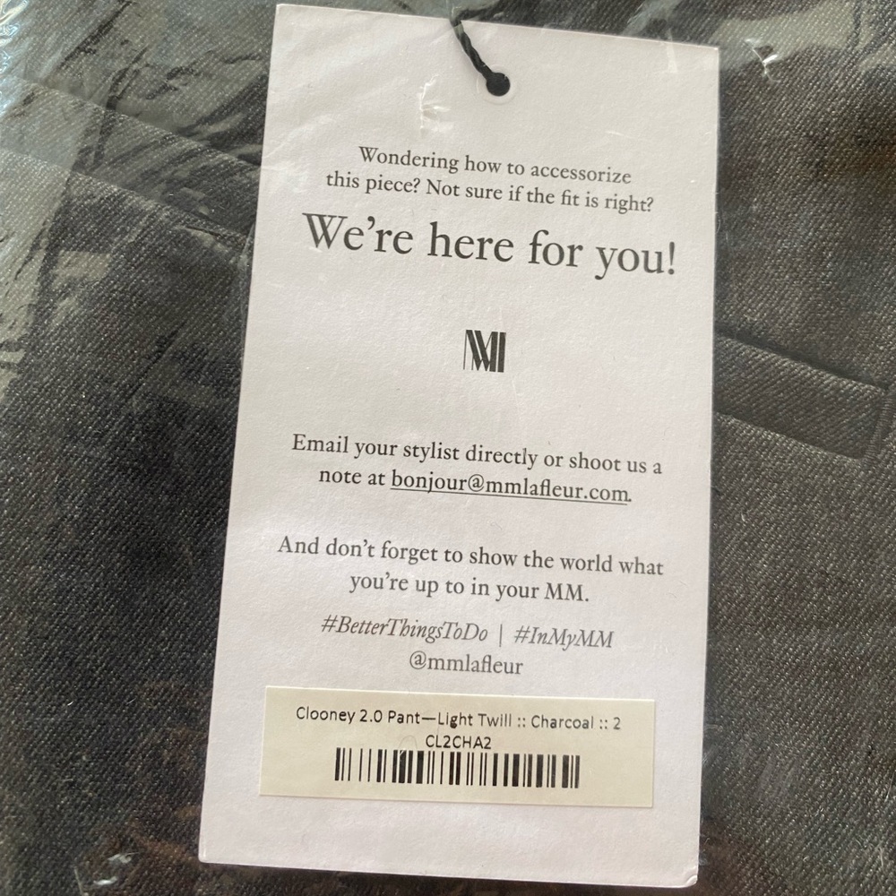 MM.LaFleur Clooney 2.0 Pant Trousers, Charcoal Grey - Picture 9 of 9